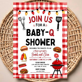 BBQ Baby Shower Uitnodiging | Grill & Chill Thema