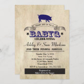 BBQ BABYQ Barbecue Blue Boy Kaart (Voorkant / Achterkant)