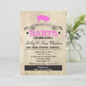 BBQ BABYQ Barbecue ROZE Kaart (Staand voorkant)