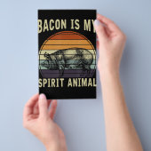 BBQ | Bacon Is Mijn Geest Dier BBQ Flyer (Hand)