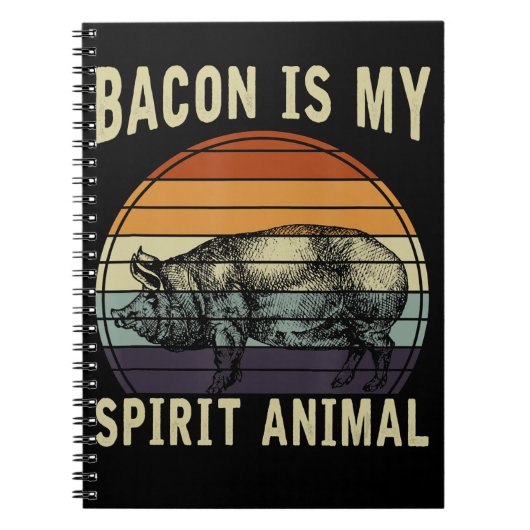 BBQ | Bacon Is Mijn Geestdier BBQ Notitieboek (Voorkant)