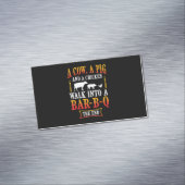 BBQ | Barbecue Bbq Joke Gift Grill Master Chef Magnetisch Visitekaartje (Voorbeeld)
