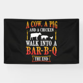 BBQ | Barbecue Bbq Joke Gift Grill Master Chef Spandoek (Horizontaal)
