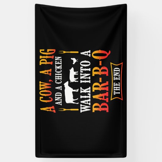 BBQ | Barbecue Bbq Joke Gift Grill Master Chef Spandoek (Verticaal)