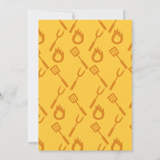 BBQ Barbecue Grill Elke leeftijd Zomer Cookout Ver Kaart (Achterkant)