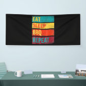 BBQ | Barbecue Grilling Gift eet slaap BBQ Spandoek (Beurs)