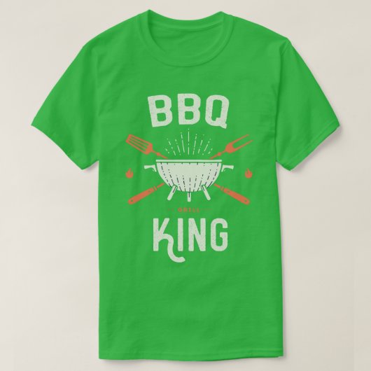 Bbq Barbecue King T-shirt (Design voorkant)