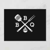 BBQ Barbecue Party: Grill Time Briefkaart (Voorkant)