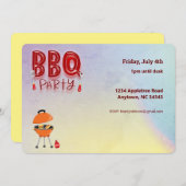 BBQ Barbecue Party zomer Kaart (Voorkant / Achterkant)
