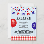 BBQ · Barbecue · Reünie · Verjaardag | Picknickfee Magnetische Uitnodiging (Voorkant)