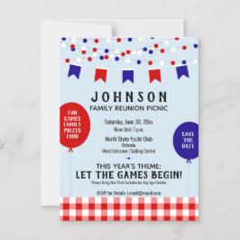 BBQ · Barbecue · Reünie · Verjaardag | Picknickfee Magnetische Uitnodiging