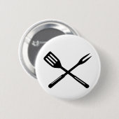 BBQ - Barbecue Ronde Button 5,7 Cm (Voorkant /achterkant)