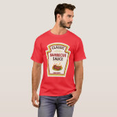 BBQ Barbecue Sauce Ketchup Mustard Costume Hwe T-shirt (Voorkant volledig)