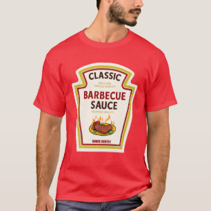 BBQ Barbecue Sauce Ketchup Mustard Costume Hwe T-shirt