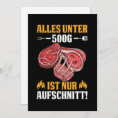 BBQ Barbecue Steak Grill Grillchef Chef Gift Kaart (Voorkant / Achterkant)