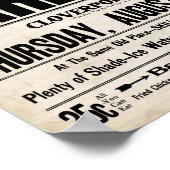  BBQ - Barbeque alles wat u kunt eten afdrukken Poster (Hoek)