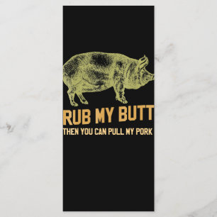 BBQ   BBQ Grill pig Funny Pork ID roke die roest Menu