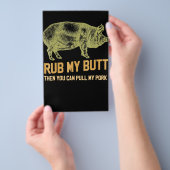 BBQ | BBQ Grill Varken Funny Pork Id Smoke That Ro Flyer (Hand)