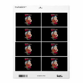 BBQ|BBQ Grillmaster like Butt Rubbed and Pork Pull Etiket (Full Sheet)