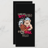 BBQ|BBQ Grillmaster like Butt Rubbed and Pork Pull Menu (Voorkant / Achterkant)