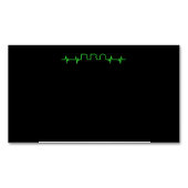 BBQ | BBQ Heartbeat Grappige BBQ Is Mijn Levenslij Magnetisch Visitekaartje (Voorkant)