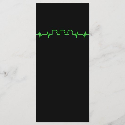 BBQ | BBQ Heartbeat Grappige BBQ Is Mijn Levenslij Menu (Voorkant)