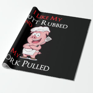 BBQ   BBQ I hou van mijn buik, dat is gefilterd en Cadeaupapier