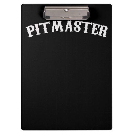 BBQ | BBQ Pitmaster Chef Dad Fars Day Klembord (Voorkant)