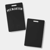 BBQ | BBQ Pitmaster Chef Vader Dag Badge (Voor- en achterkant)