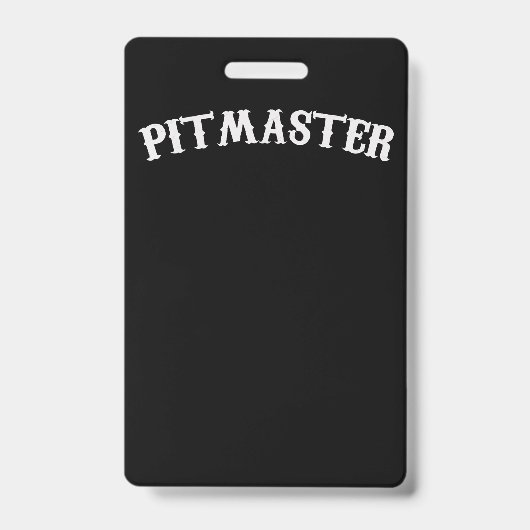 BBQ | BBQ Pitmaster Chef Vader Dag Badge (Voorzijde)
