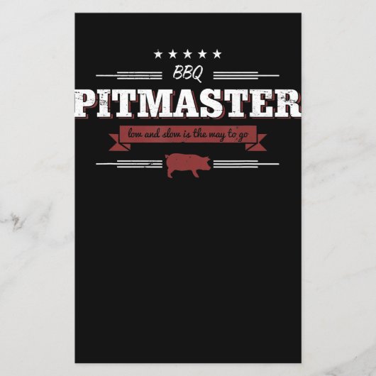 BBQ | BBQ Pitmaster Low And Slow Is Way To Funny Flyer (Voorkant)