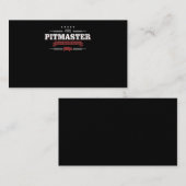 BBQ | BBQ Pitmaster Low en Slow is een manier om t Klantenkaartje (Voorkant / Achterkant)