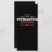 BBQ | BBQ Pitmaster Low en Slow is een manier om t Menu (Voorkant / Achterkant)