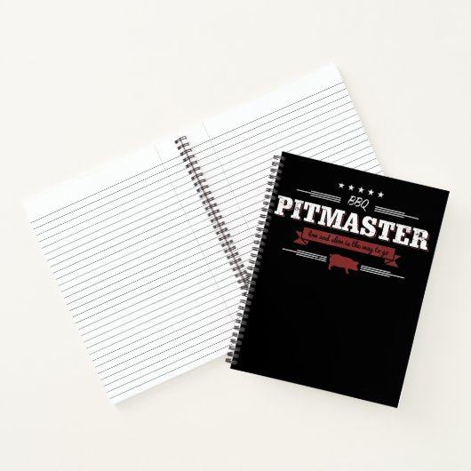 BBQ | BBQ Pitmaster Low en Slow is een manier om t Notitieboek (Binnen)