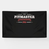 BBQ | BBQ Pitmaster Low en Slow is een manier om t Spandoek (Horizontaal)