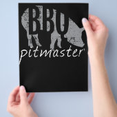 BBQ | BBQ Pitmaster Pig Grilling Grill Fars Day Flyer (Hand)