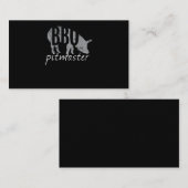 BBQ | BBQ Pitmaster Pig Grilling Grill Fars Day Klantenkaartje (Voorkant / Achterkant)