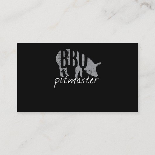 BBQ | BBQ Pitmaster Pig Grilling Grill Fars Day Klantenkaartje (Voorkant)