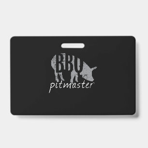 BBQ BBQ Pitmaster Varken Grillen Grill Fars Dag Badge