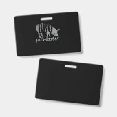 BBQ | BBQ Pitmaster Varken Grillen Grill Fars Dag Badge (Voor- en achterkant)