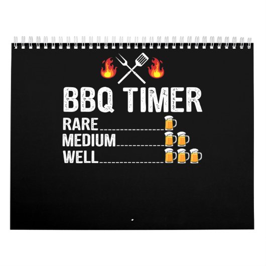 BBQ | BBQ Timer Drink Grilling Grill Beer Kalender (Hoes)