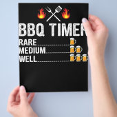 BBQ | BBQ-timer Drinken Grillen Grill Bier Flyer (Hand)