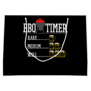 BBQ BBQ Timer Funny Beer Steak Grilling Grill Groot Cadeauzakje