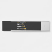 BBQ | BBQ Timer Rare Medium Well Beer Drinker Deurbordje (Voorkant)