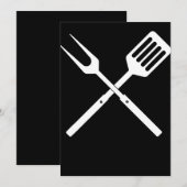 BBQ | BBQ Utils nieuwigheids BBQ Grill Tools Feestdagenkaart (Voorkant / Achterkant)