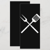 BBQ | BBQ Utils nieuwigheids BBQ Grill Tools Menu (Voorkant / Achterkant)