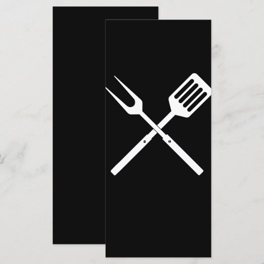 BBQ | BBQ Utils nieuwigheids BBQ Grill Tools Menu (Voorkant / Achterkant)