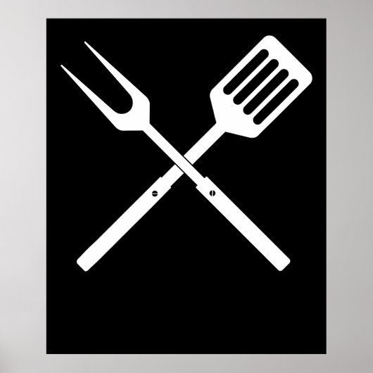 BBQ | BBQ Utils nieuwigheids BBQ Grill Tools Poster (Voorkant)