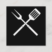 BBQ | BBQ Utils nieuwigheids BBQ Grill Tools Vierkante Visitekaartje (Voorkant)