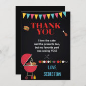 BBQ BEDANK JE KAART (Voorkant / Achterkant)